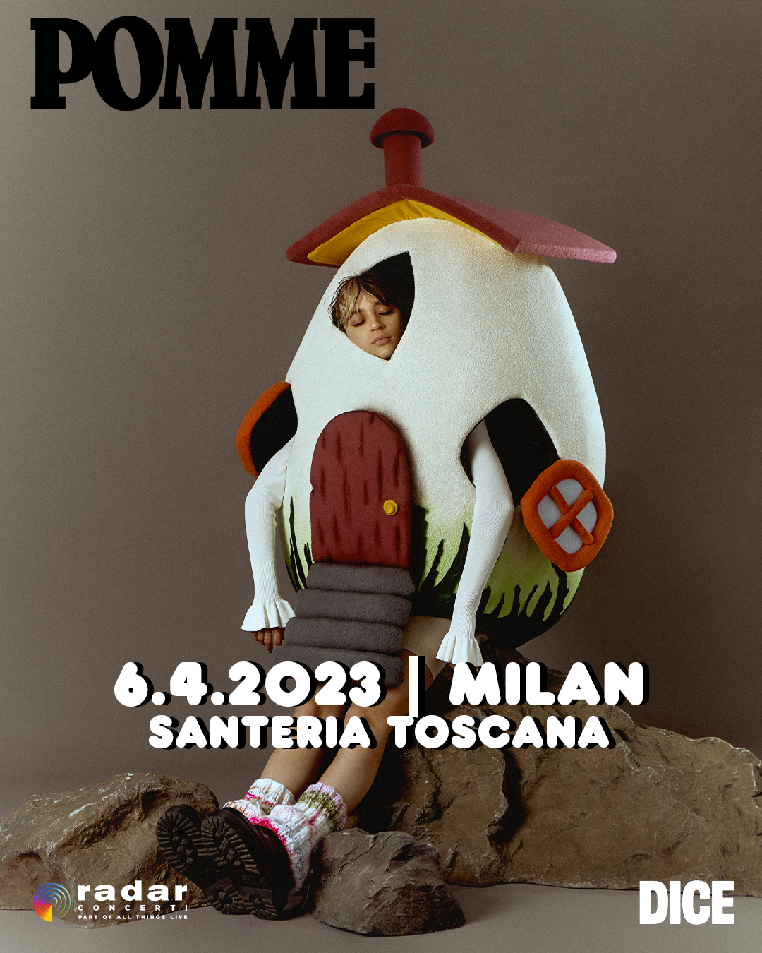 Pomme in concerto in Italia il 6 aprile 2023 a Milano